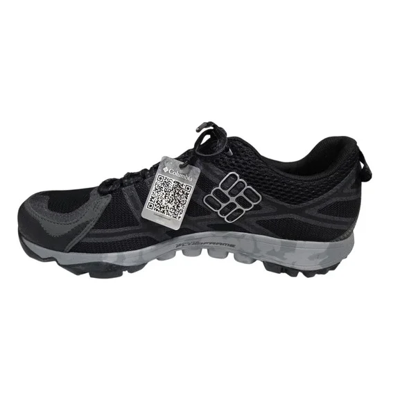 Columbia Black & Gray OutDry Waterproof Trail Running Shoes Mens 11.5